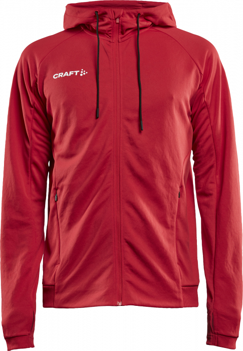 Craft - Evolve Jacket With Hood Men - Rood