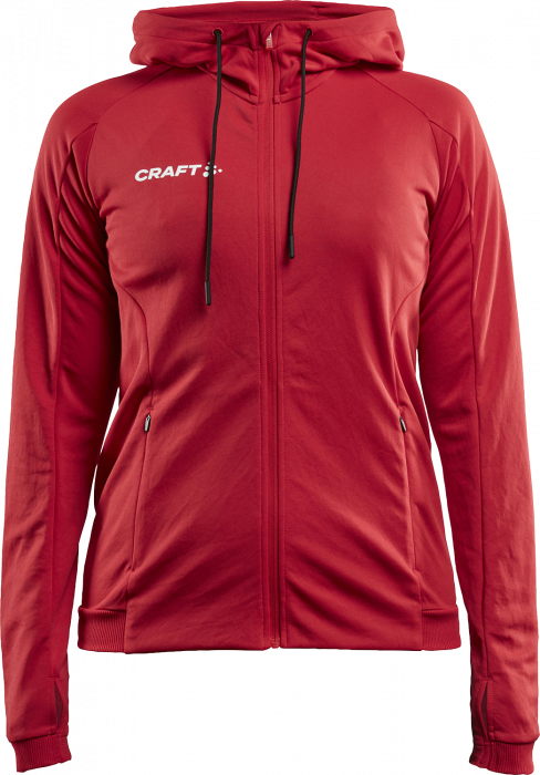 Craft - Evolve Jacket With Hood Woman - Rot