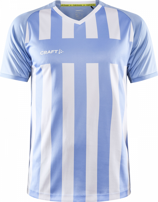 Craft - Progress 2.0 Stripe Jersey Junior - Sky Blue & biały