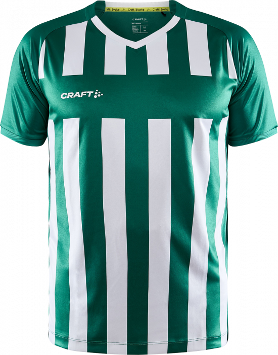 Craft - Progress 2.0 Stripe Jersey Junior - Green & white