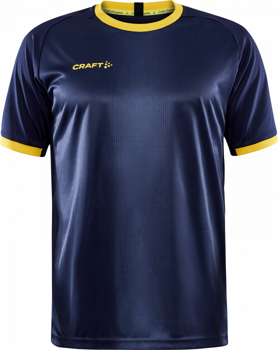 Craft - Progress 2.0 Graphic Jersey Junior - Azul-marinho & amarelo