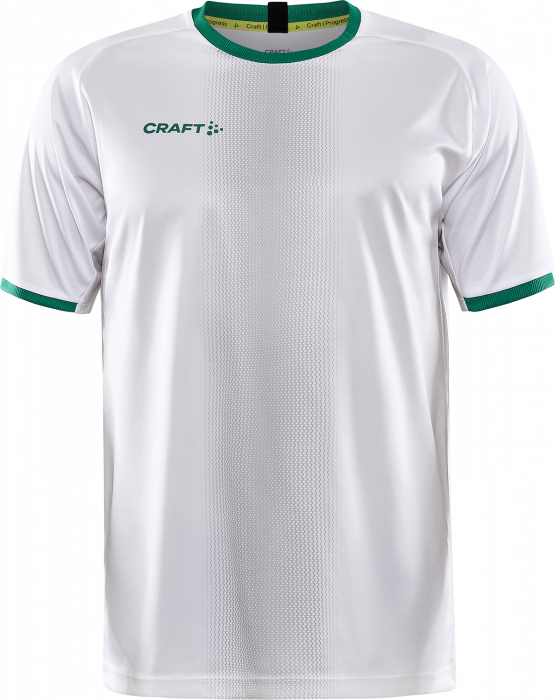 Craft - Progress 2.0 Graphic Jersey Junior - Wit & groen