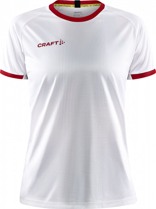 Craft - Progress 2.0 Graphic Jersey Women - Wit & rood