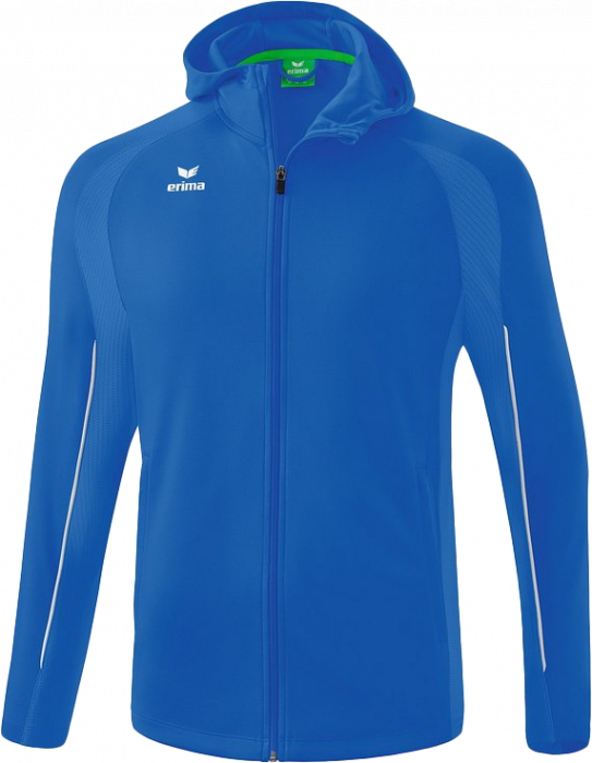 Erima - Ligs Star Traning Jacket With Hood - New Royal & biały