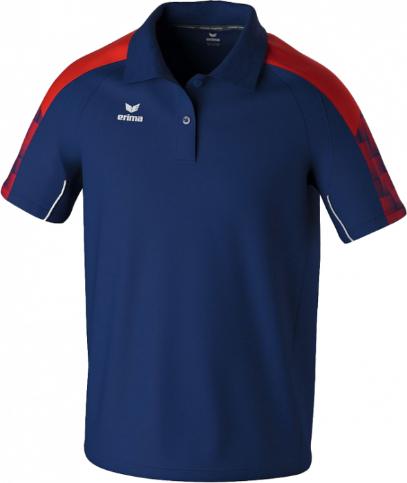 Erima - Evo Star Polo - New Navy & rød