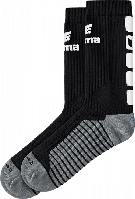 Erima - Classic 5-C Socks - Schwarz & weiß