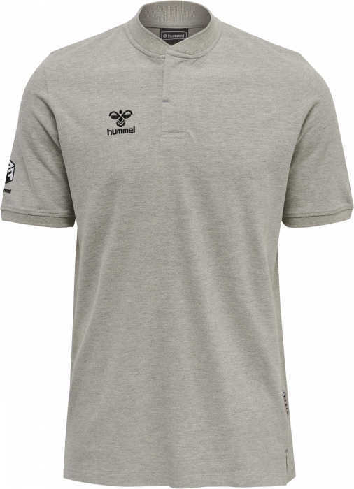 Hummel - Move Grid Polo - Grey Melange