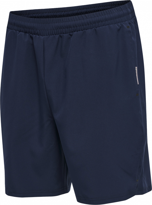 Hummel - Move Grid Woven Shorts - Marine