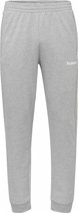 Hummel - Go Cotton Joggingbukser - Grey Melange