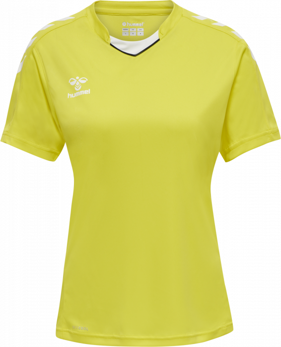 Hummel - Core Xk Poly Jersey Women - Blazing Yellow & bianco