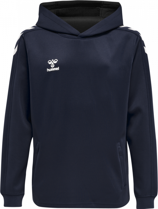 Hummel - Core Xk Hoodie Kids - Marine & weiß