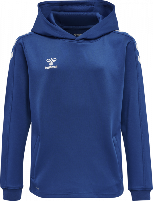 Hummel - Core Xk Hoodie Kids - True Blue & blanc