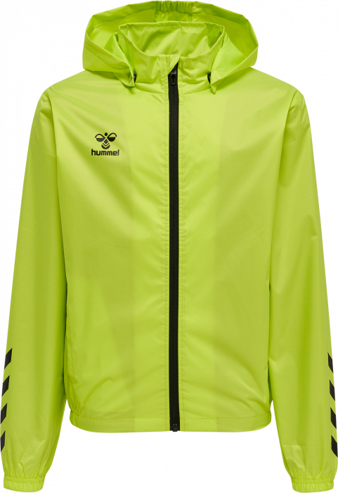 Hummel - Core Xk Spray Jacket Kids - Lime & nero