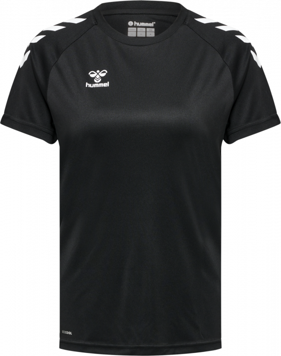 Hummel - Core Xk Poly T-Shirt Women - Noir & blanc