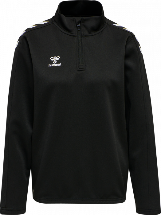 Hummel - Core Xk Half Zip Sweater Women - Preto & branco