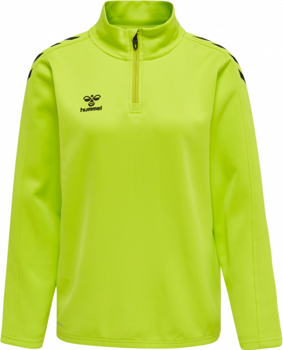 Hummel - Core Xk Half Zip Sweater Women - Lime & black