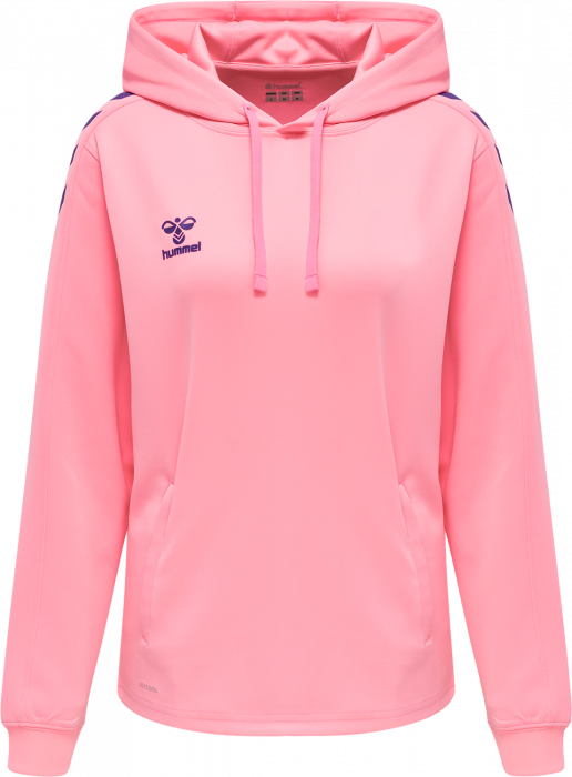 Hummel - Core Xk Poly Hoodie Women - Cotton Candy & purple reign