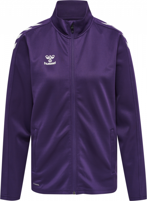 Hummel - Core Xk Poly Sweatshirt Women - Purple Reign & blanco