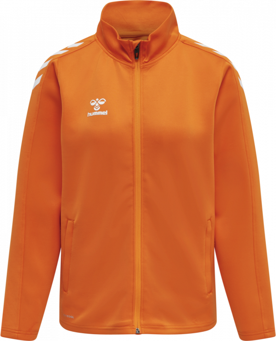 Hummel - Core Xk Poly Sweatshirt Women - Orange & blanc