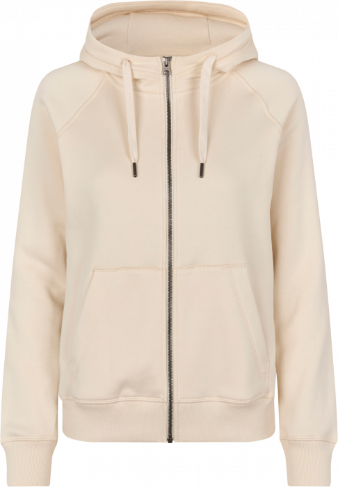 ID - Hoodie W. Zip  (Woman) - Off-White