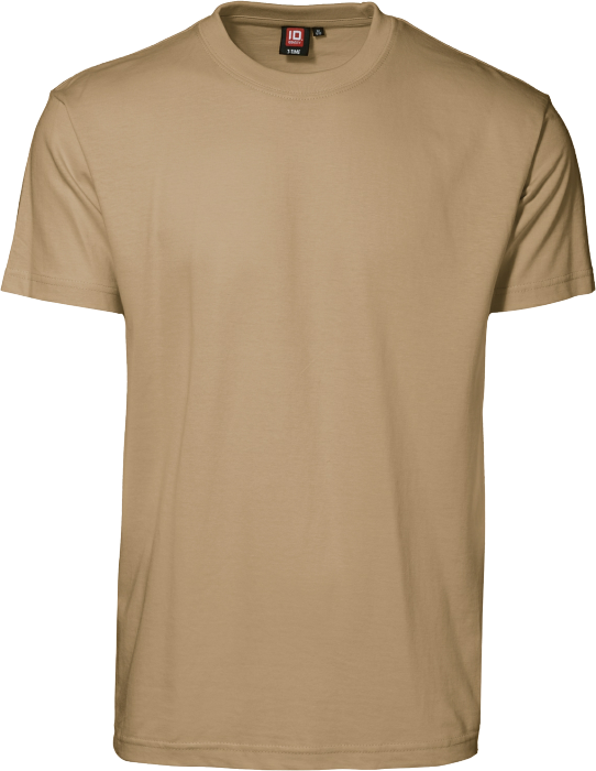 ID - Bomulds T-Time T-Shirt Voksen - Sand