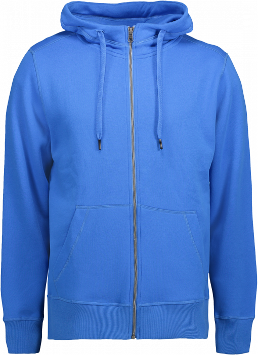 ID - Hoodie W. Zip  (Mens) - Azur