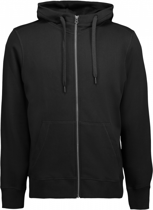 ID - Hoodie W. Zip  (Mens) - Zwart