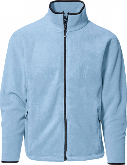 ID - Micro Fleece Cardigan Men - Blu chiaro