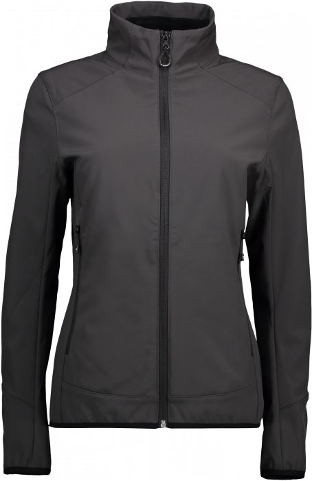 ID - Funktionel Softshell Damejakke - Grafit Melange