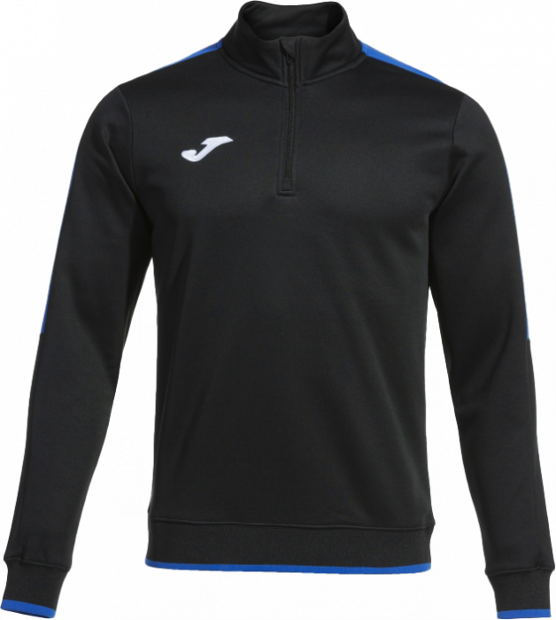 Joma - Olimpiada Half Zip Top - Schwarz & königsblau