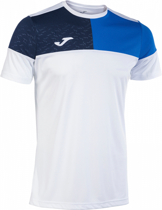 Joma - Crew V Jersey - Biały & królewski błękit