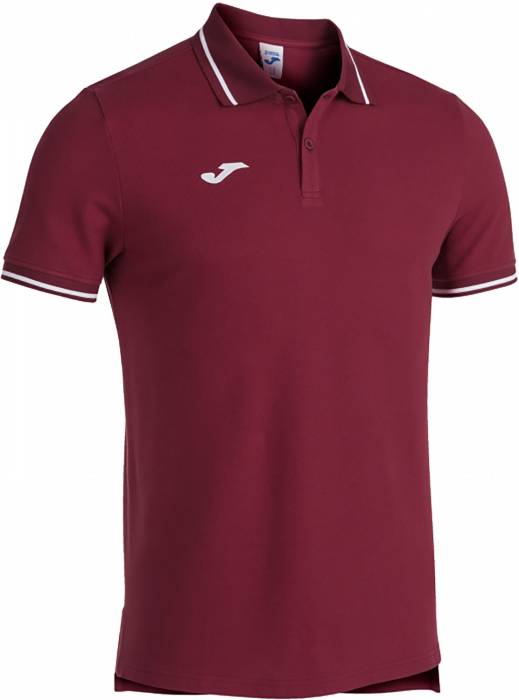 Joma - Polo Confort Ii - Bordeaux & blanc