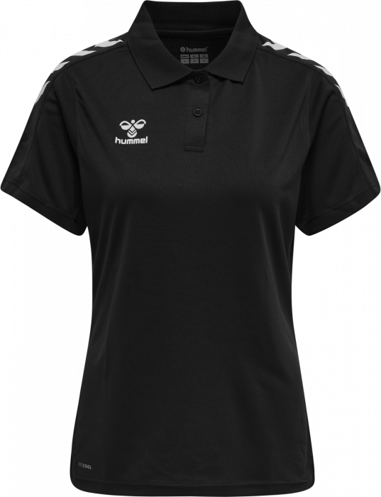 Hummel - Core Xk Polo Women - Zwart & wit