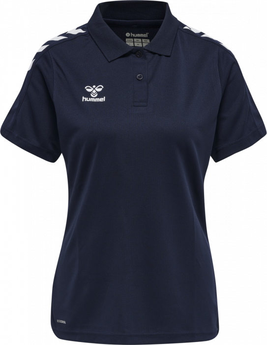 Hummel - Core Xk Polo Women - Marine & bianco