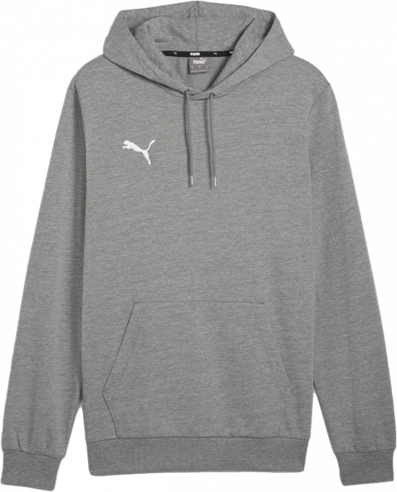 Puma - Teamgoal Casual Hoodie - Grey Heather & blanco