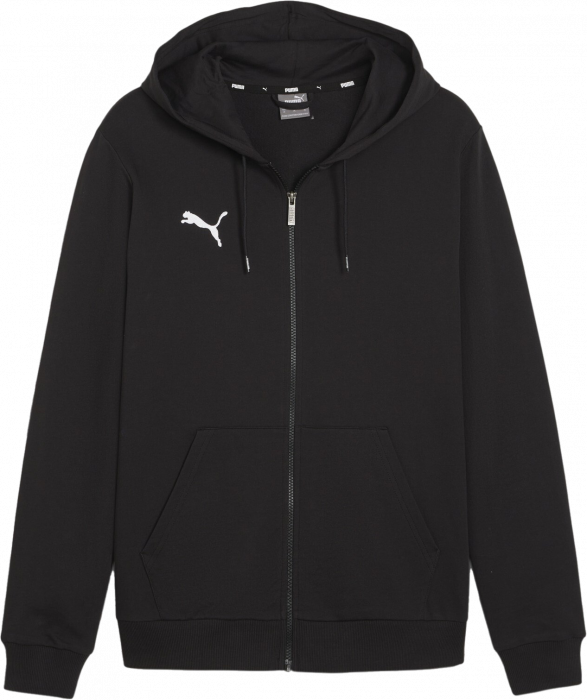 Puma - Teamgoal Casual Zip Hoodie - Black & white