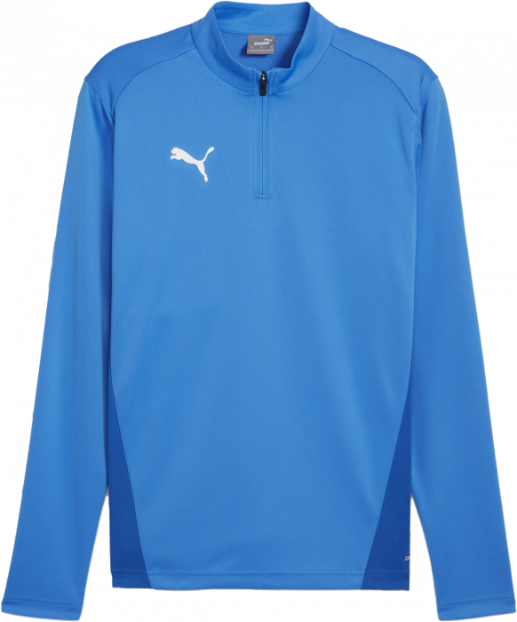 Puma - Team Goal Training Top With Half Zip Jr - Niebieski