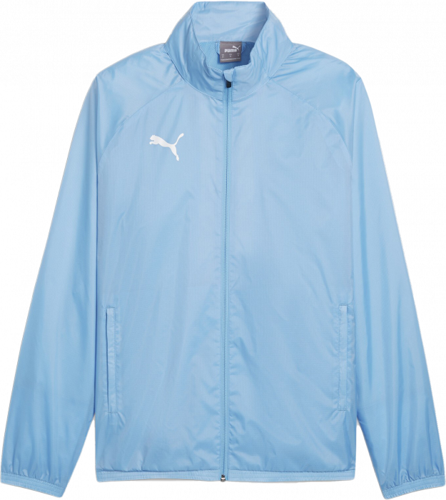 Puma - Teamgoal All Weather Jacket - Azul claro & blanco