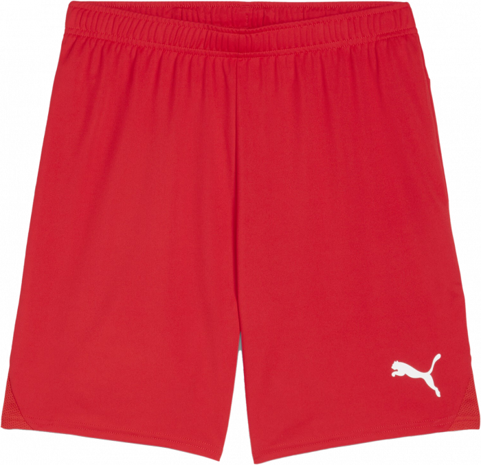 Puma - Teamgoal Shorts - Czerwony & biały