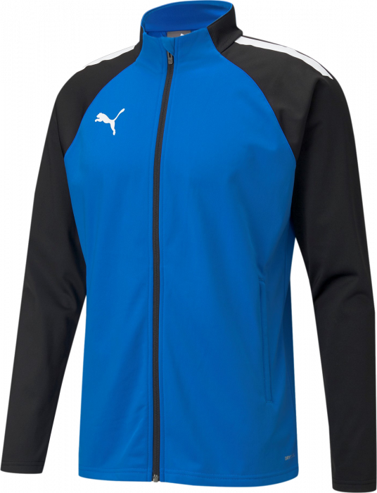 Puma - Teamliga Training Jacket Jr - Niebieski & czarny