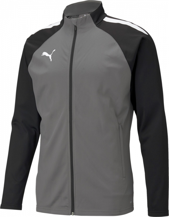 Puma - Teamliga Training Jacket Jr - Smoked Pearl & preto