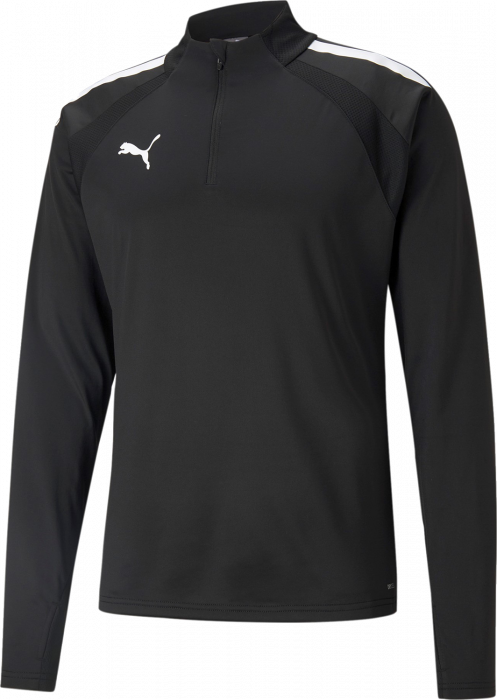 Puma - Teamliga Training 1/4 Zip Top Jr. - Czarny