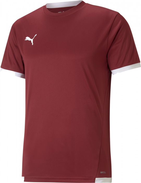 Puma - Teamliga Jersey - bordeaux & wit